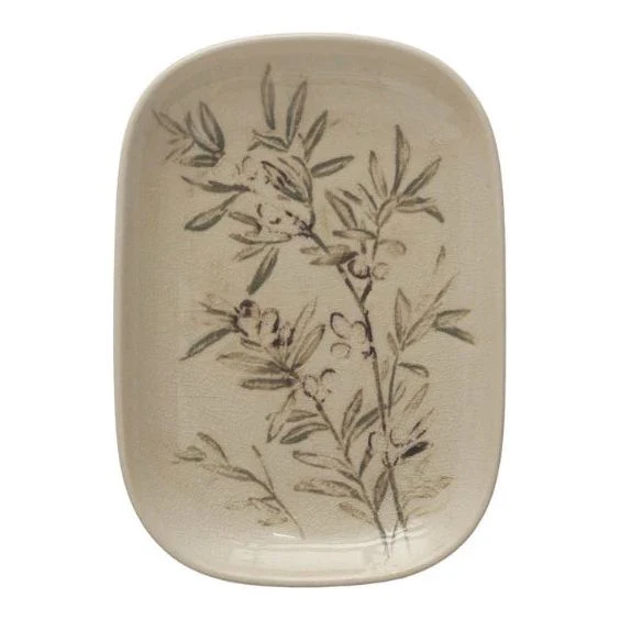 Botanical Debossed Plate - Image 4
