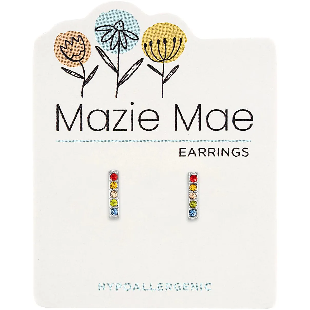 Silver Mazie Mae Earrings - Image 4